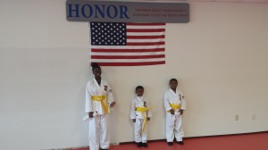 Testing 071313 - Left to Right; Kyniljia Smith, Dymir Campbell, Ty Campbell.  Congratulations